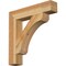 Ekena Millwork Legacy Block Rough Sawn Bracket, Western Red Cedar, 4"W x 22"D x 22"H BKT04X22X22LEC05RWR - alternate 1